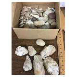 Collection of Native American stone tools