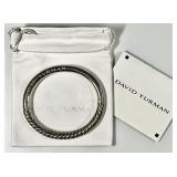 David Yurman sterling silver clamper bracelet