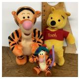 Pooh and Tigger toys