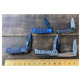 Thumb assist pocket knives