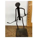 Railroad spike hockey figure