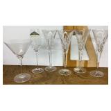 6 Waterford crystal glasses