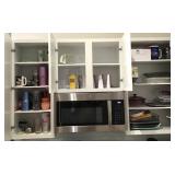 Contents of upper kitchen cabinets