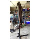 Offset patio umbrella