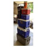 Stack of coolers