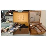 2 sewing boxes