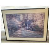 Framed art print 42" x 83"