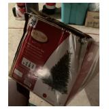 6 1/2 foot pre-lit Christmas tree