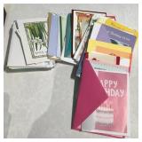 Unused greeting cards