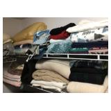 Soft goods throws, blankets, bed linens