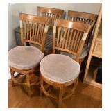 4 swivel chairs