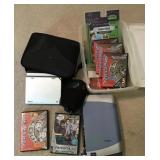 Electronic game systems, DVD player, games