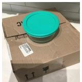 4 Anchor Hocking storage bowls with lids
