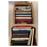 2 boxes of vintage yearbooks