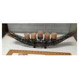 Tealight candle centerpiece