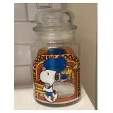 Snoopy goodies jar