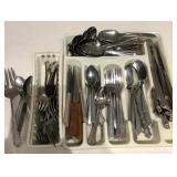 Stainless flatware and kitchen knives