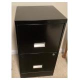 2-drawer metal file cabinet