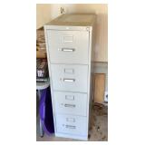 4-drawer file cabinet