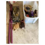 Collection of toys, games, and sports equipment
