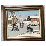 C. Carson framed art 27x31
