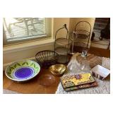 Entertaining dishes, stands, trays