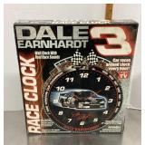 Dale Earnhardt wall clock with race sounds