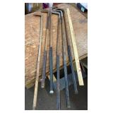 6 wooden shaft golf clubs