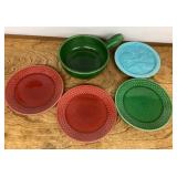 Plates and individual casserole