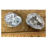 2 Quartz geodes