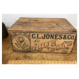 Antique Tulip Soap crate