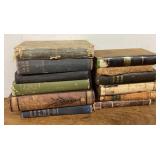 12 antique reference and text books