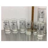 8 Indy 500 glasses