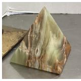 Green onyx pyramid