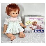 Baby Crissy doll w/growing hair & Baby Giggles