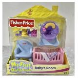 NEW Fisher-Price My First Dollhouse Baby Room