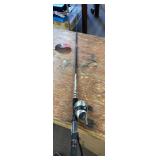 NEW Zebco 33 push button combo reel with pole