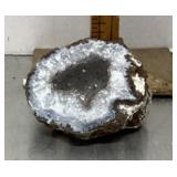 Clear quartz geode