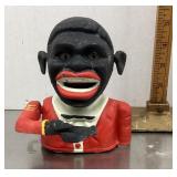 Black Americana cast iron mechanical bank