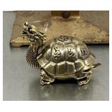 Brass dragon turtle tribket box