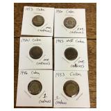 6 Cuban Centavos