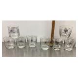 Group of Indy 500 glasses
