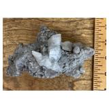 Calcite with chalcopyrite