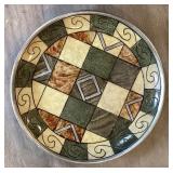 Alexander Kalifano 18" inlaid platter