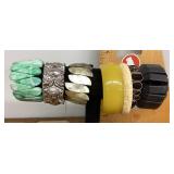 7 costume jewelry bangle bracelets