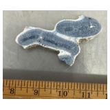 Fossilized blue coral
