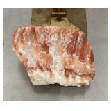 Red calcite specimen