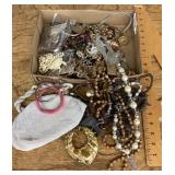 Costume jewelry and beaded purse