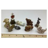8 miniature figures