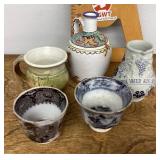 Mug, pitchers, and cups